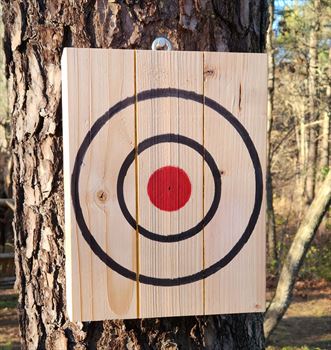 KNIFE THROWING TARGET, Double Sided - 13 1/4" x 10 1/4" x 3" Only $44.99 #470